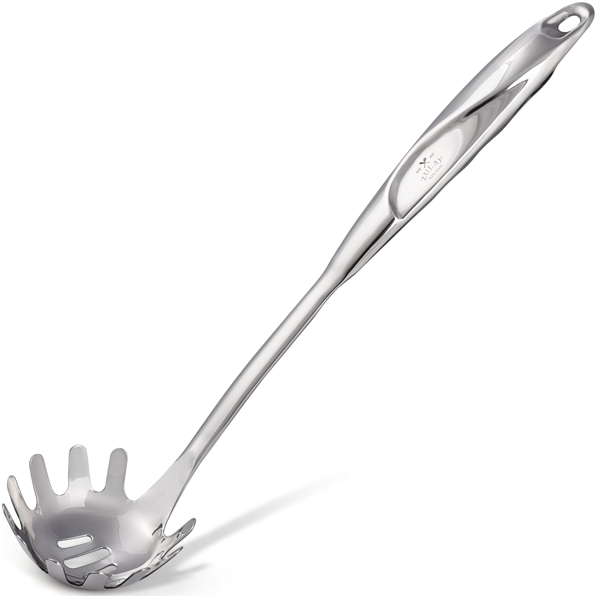 Zulay Kitchen Stainless Steel Pasta Spoon