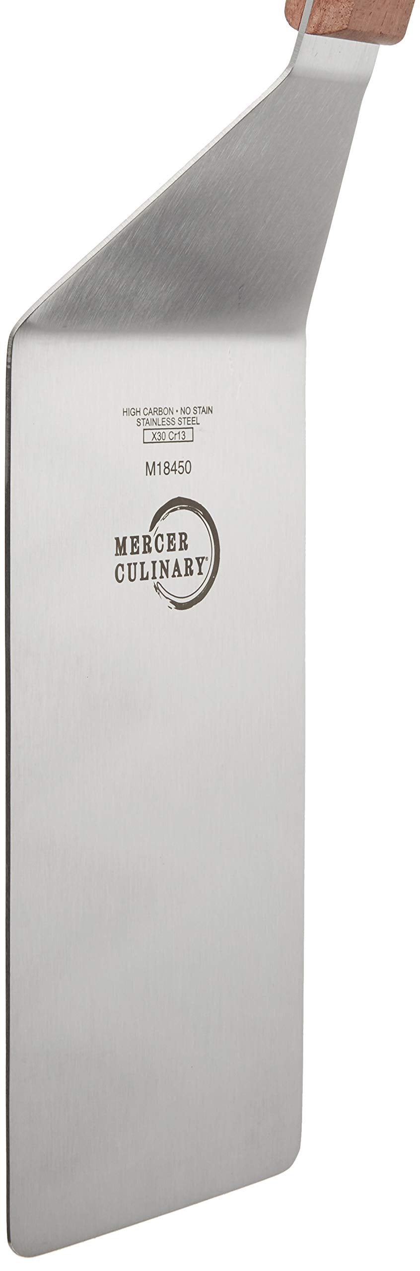 Mercer Culinary Praxis Rosewood Handle Heavy Duty Turner,Brown, 8" x 4"