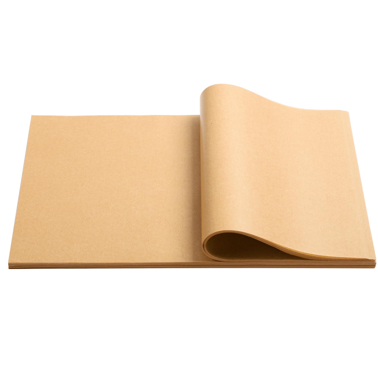Beasea Parchment Paper Sheets for Baking, 200pcs 8x12 Inch Unbleached Precut Nonstick Heavy Duty Natural Baking Paper Sheets for Air Fryer Cooking, Grilling, Frying and Steaming