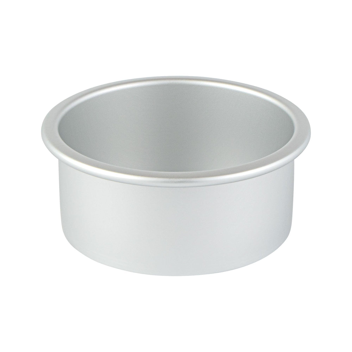 Restaurantware-Met Lux 4 x 2 Inch Straight-Sided Baking Tin, 1 Round Cake Pan - Oven-Ready, Freezable, Anodized Aluminum Round Baking Pan, Greaseproof, For Layer Birthday Cake