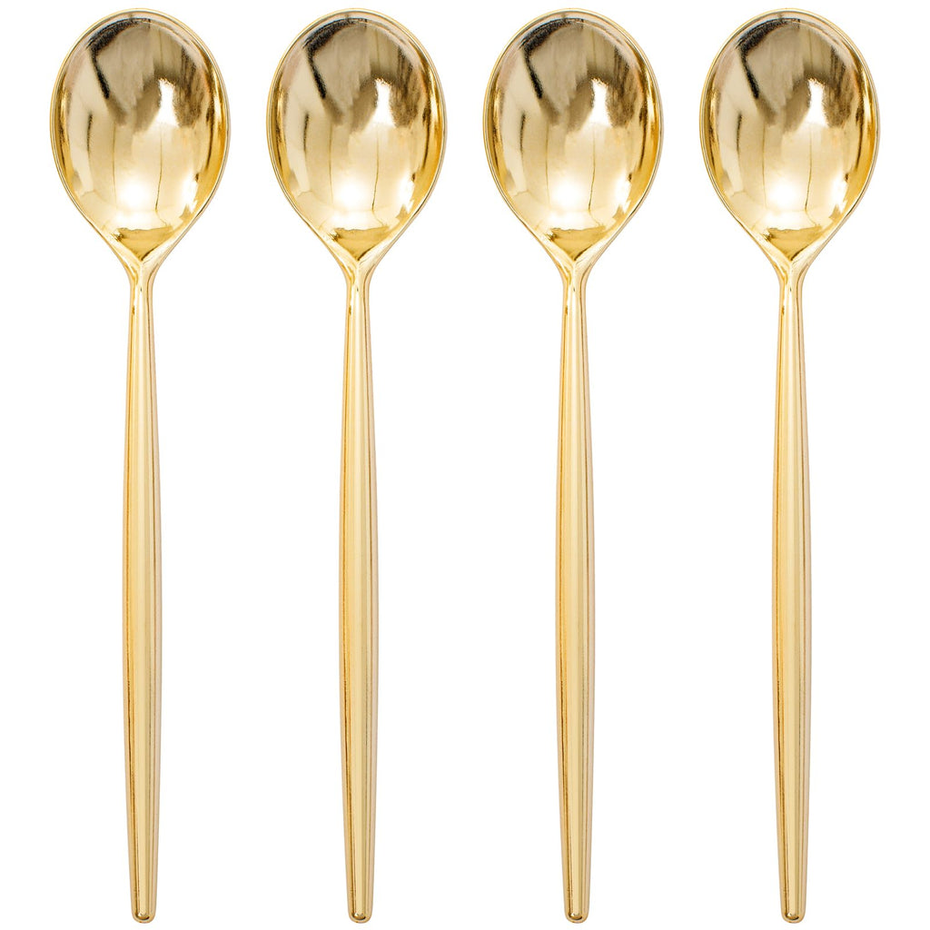 I00000 90 Pcs Gold Plastic Forks,Gold Disposable Utensils, Disposable Heavy Duty Plastic Forks Heat Resistant Perfect for Parties,Wedding,Dinners