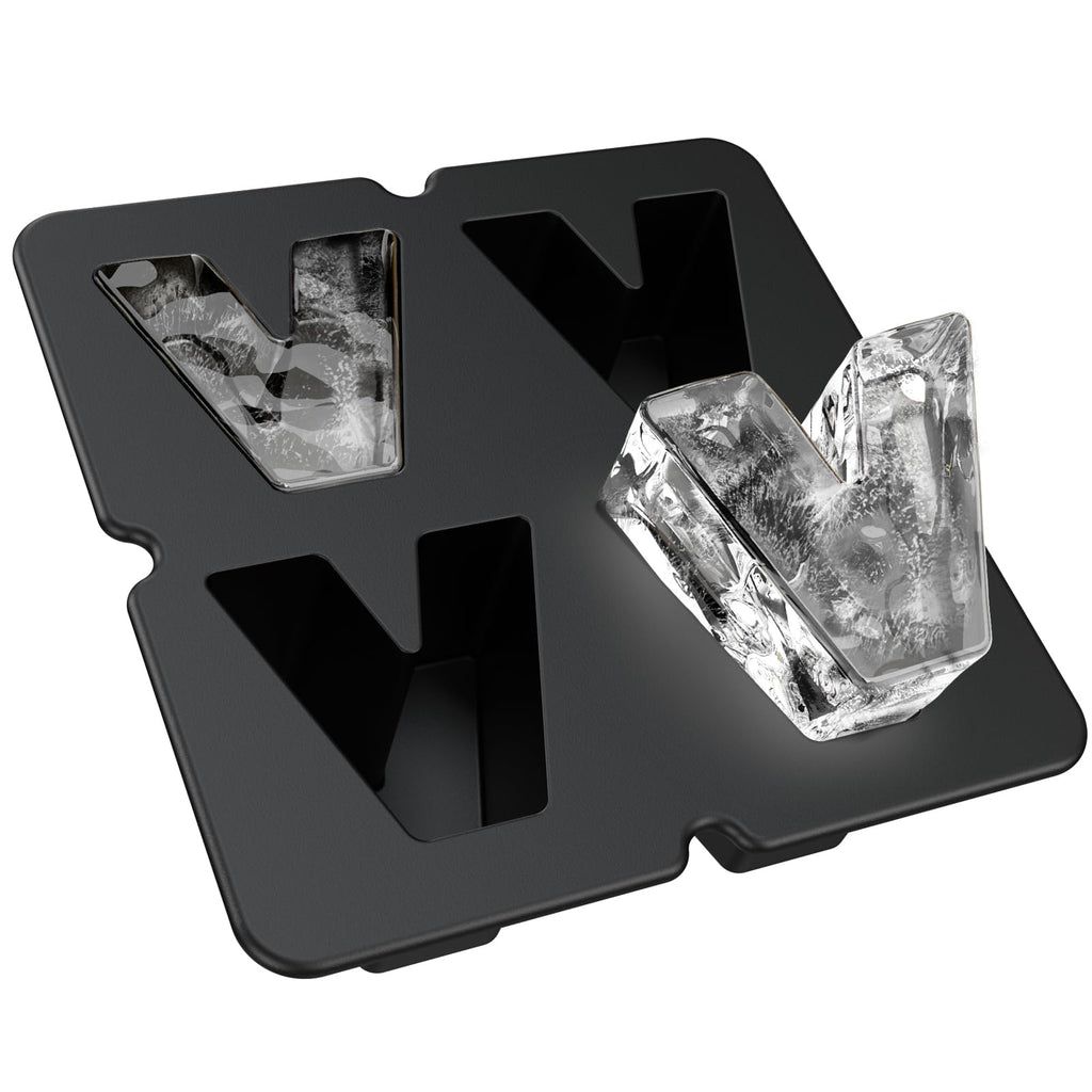 Customized Letter P Ice Cube Mold -Letter Silicone Ice Mold for Custom Ice Cube Mold and Baking Chocolate and Crafting Letter Molds, Ice Cube Molds for Cocktails & Whiskey with Custom Letters