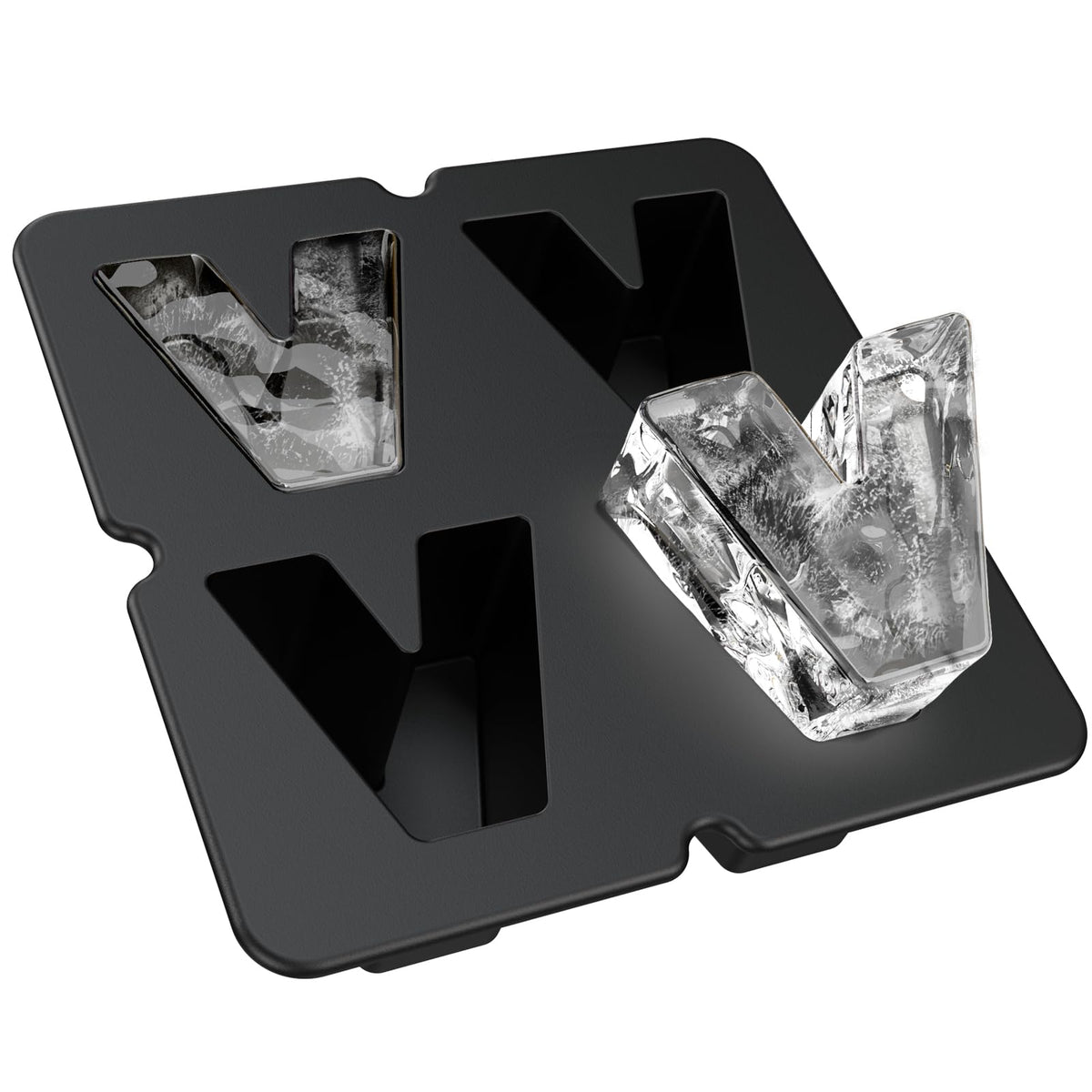 Customized Letter P Ice Cube Mold -Letter Silicone Ice Mold for Custom Ice Cube Mold and Baking Chocolate and Crafting Letter Molds, Ice Cube Molds for Cocktails & Whiskey with Custom Letters