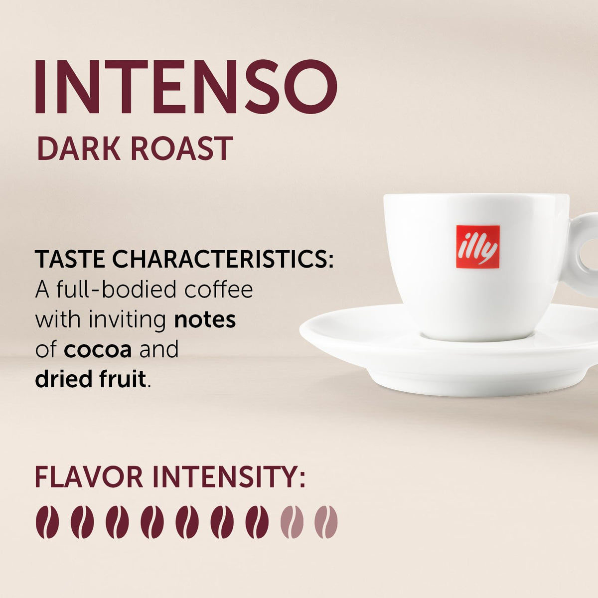 illy Ground Espresso Coffee, Intenso Dark Roast, 4.4 oz