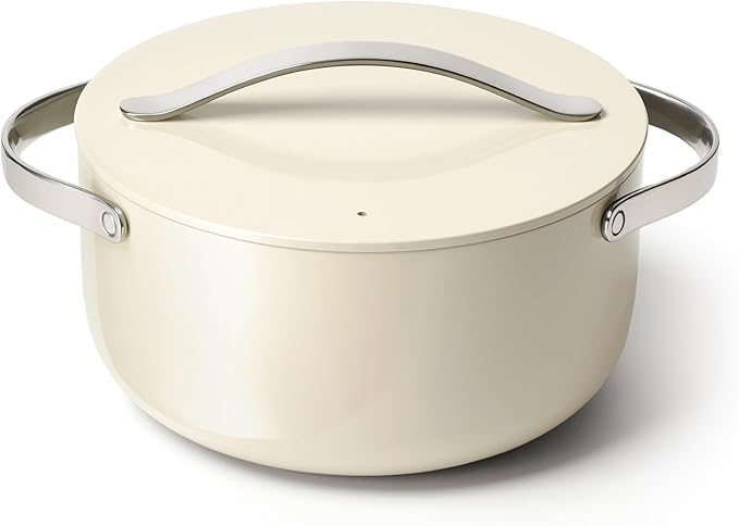 Caraway Non-Stick Ceramic Dutch Oven Pot with Lid (6.5 qt, 10.5")