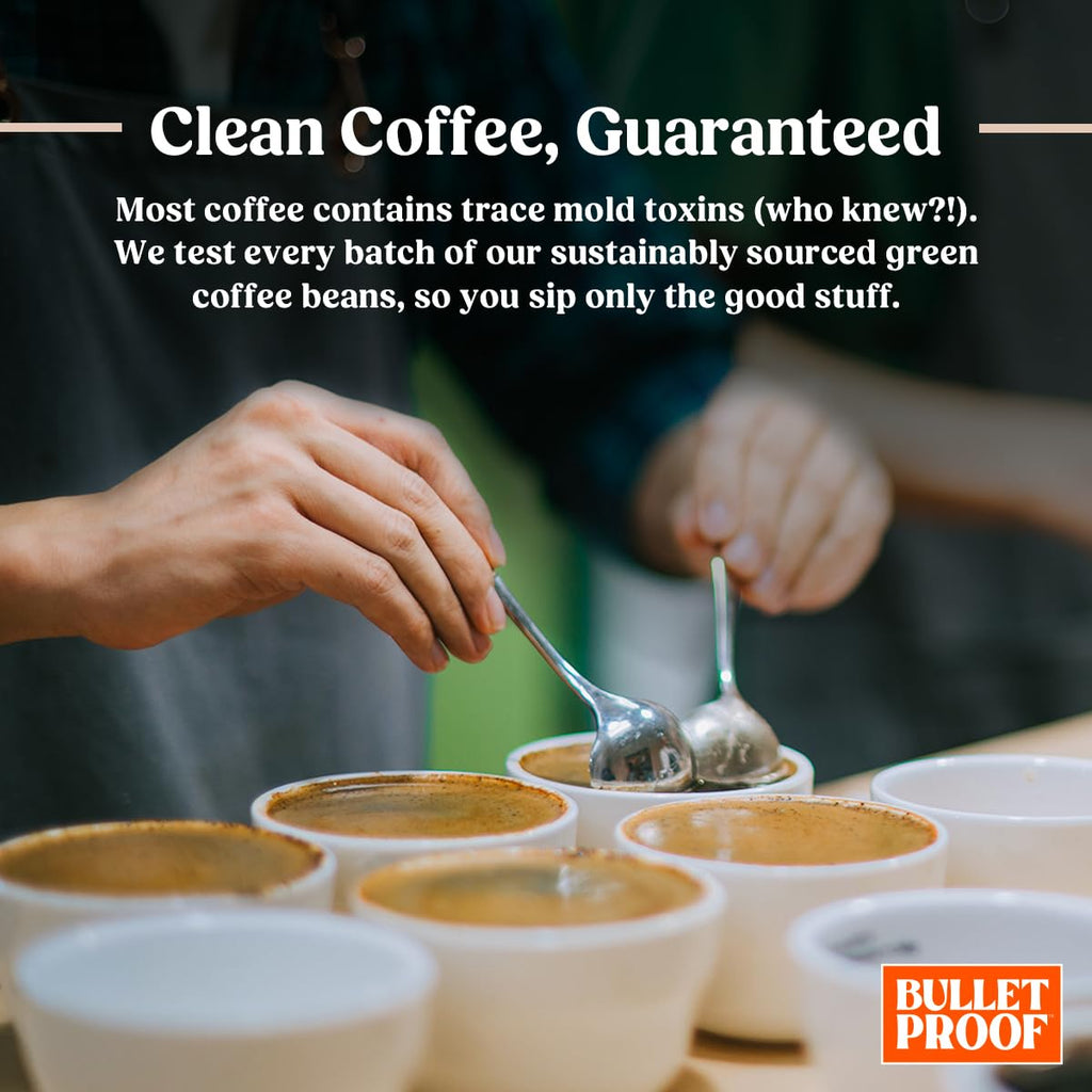 Bulletproof Original Medium Roast Ground Coffee, 100% Arabica Coffee, Tested for Toxins, Clean Coffee Sustainably Sourced, 12 Ounces (3 Pack)