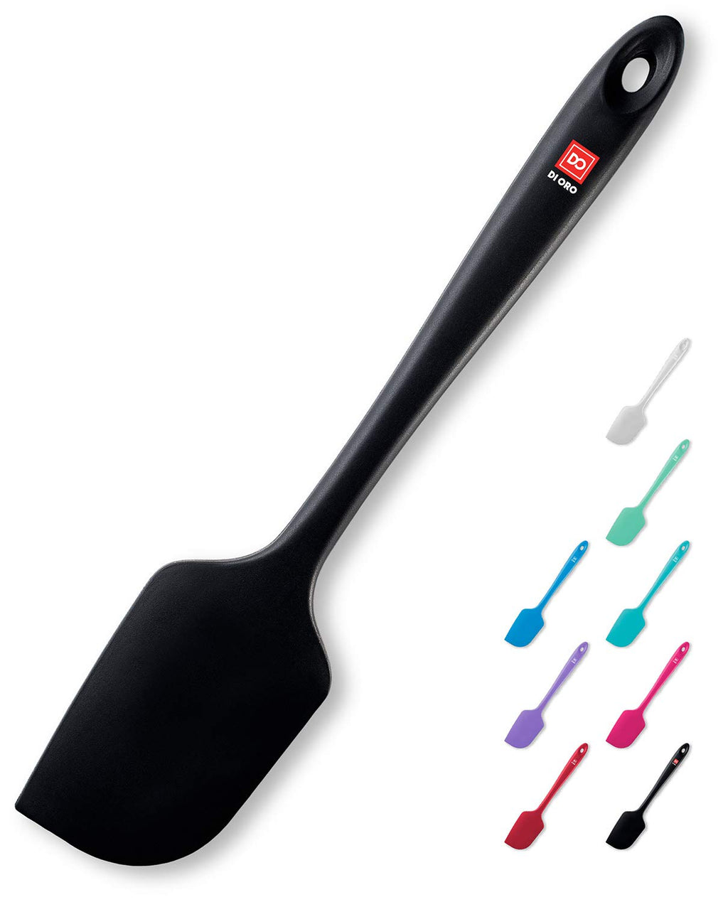 DI ORO Large Silicone Spatula - 600F Heat Resistant, Stone
