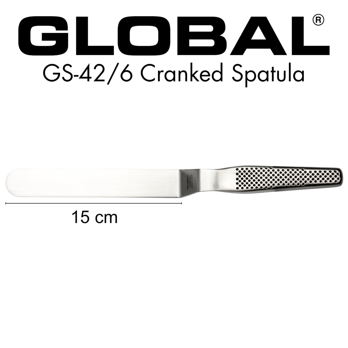 Global GS 6 CRANKED SPATULA/OFFSET PALETTE KNIFE