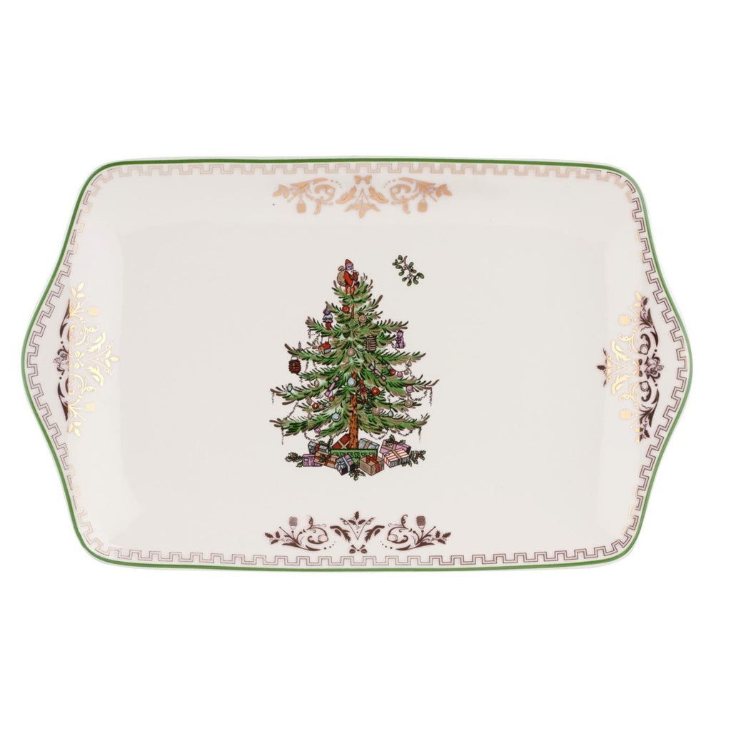 Spode Christmas Tree Gold Napkin Rings - Gold, Set of 4