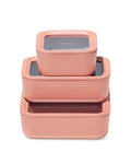 Caraway 3-Piece Glass Food Storage Container Set
