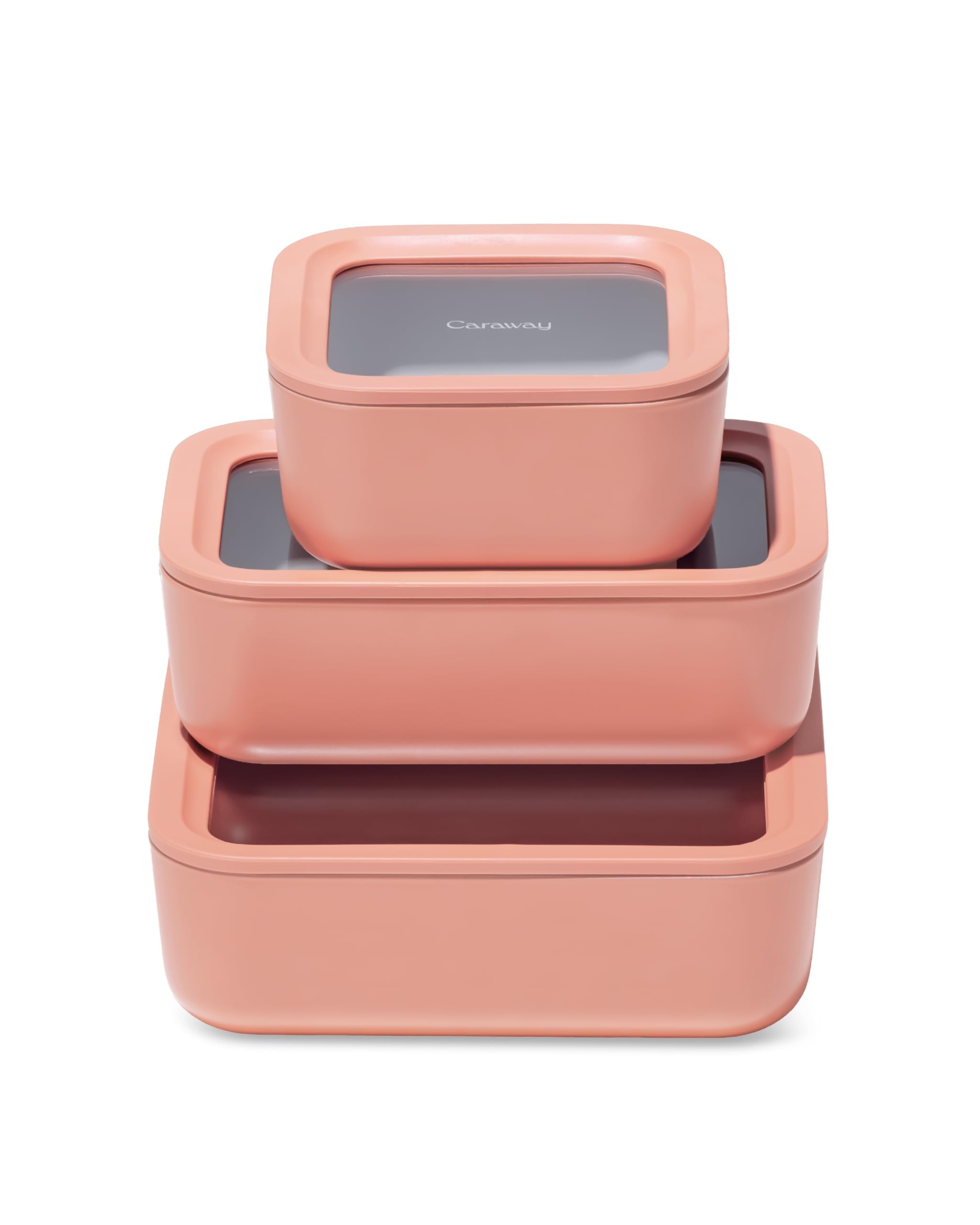 Caraway 3-Piece Glass Food Storage Container Set