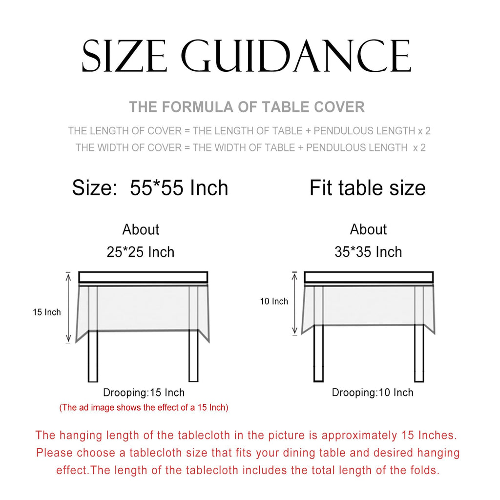 patdrea Vintage French Linen Tablecloth,Square,55"x55"-Istana A