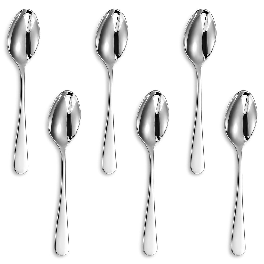 KEAWELL Premium Louise 6-Piece 5.6-Inch 18/10 Small Spoons (5.6 inches, 6)