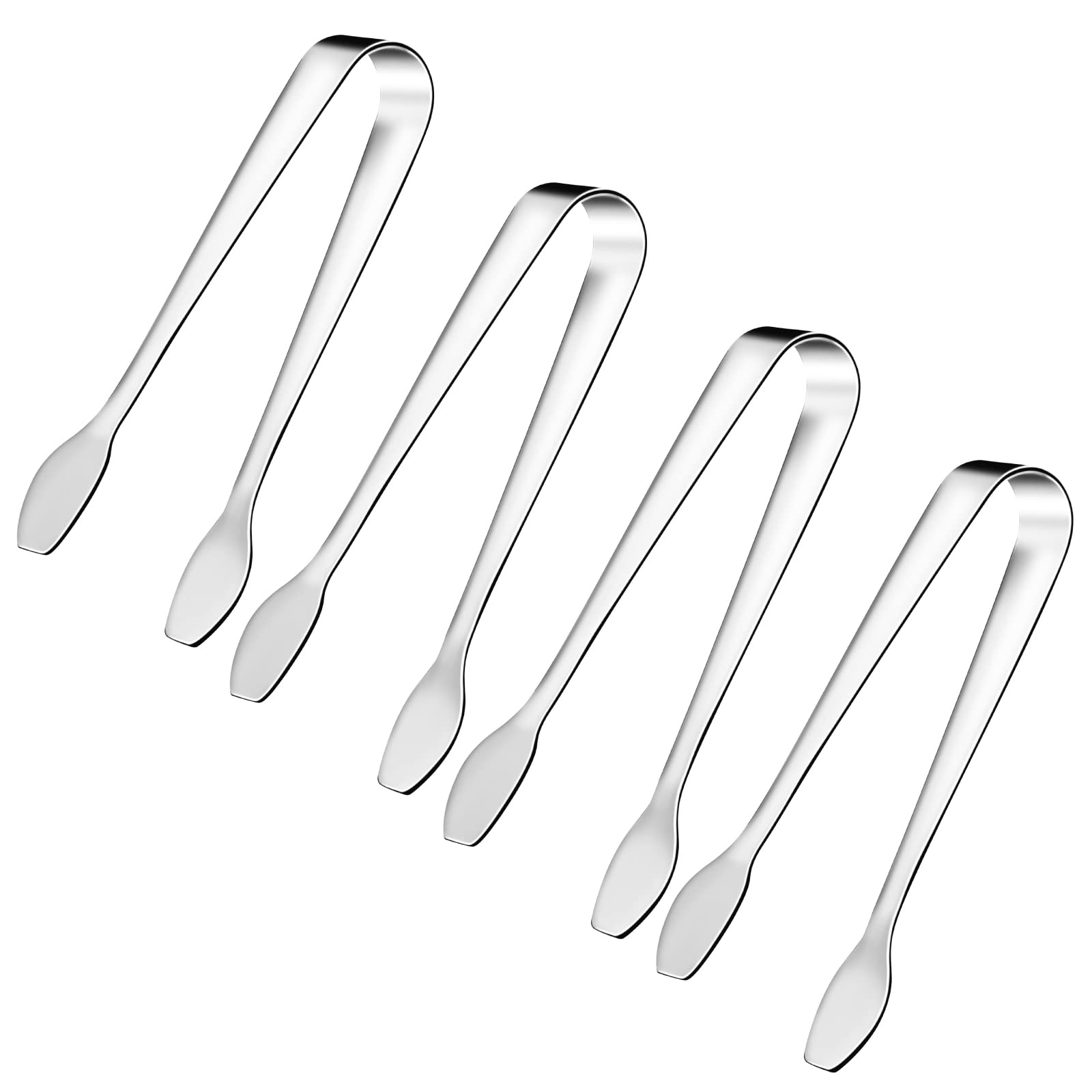 SOLEADER Mini Serving Tongs,4.5" Ice & Small Tongs for Appetizers,Catering