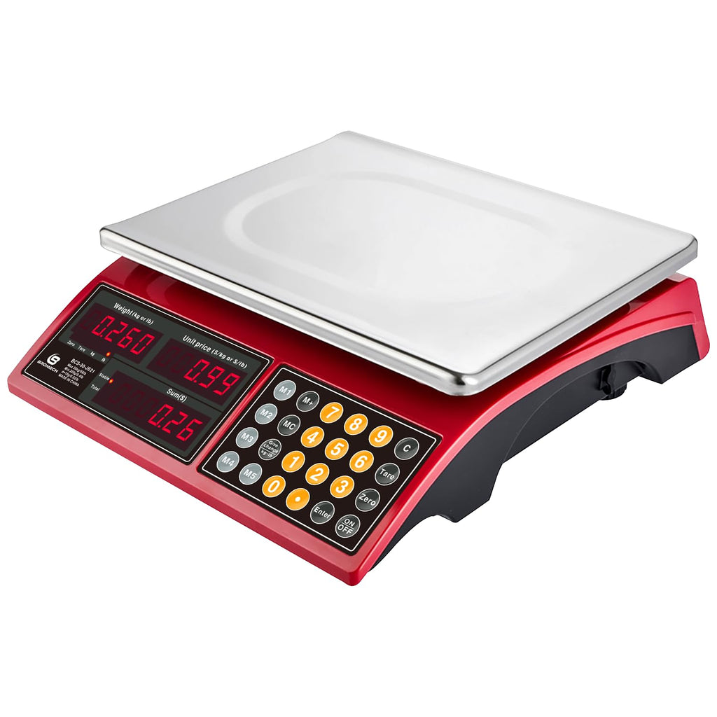 BROMECH 66lb Digital Commercial Kitchen Scale with Price Computing