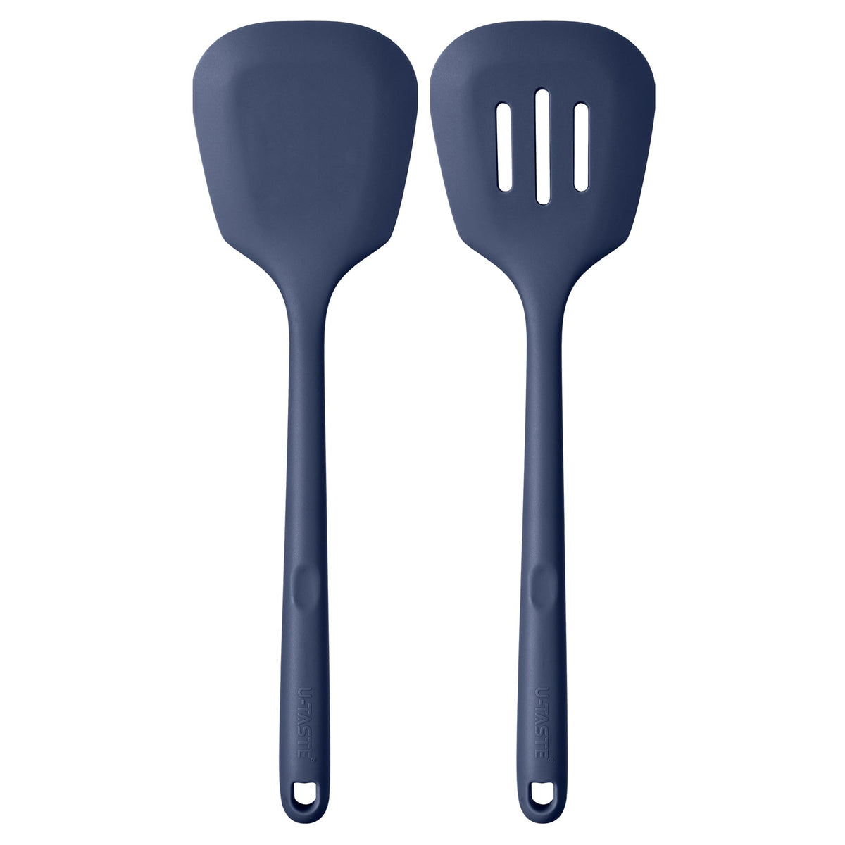 U-Taste Silicone Turner Cooking Spatula, 13.6" Long/3.7" Wide, Purple