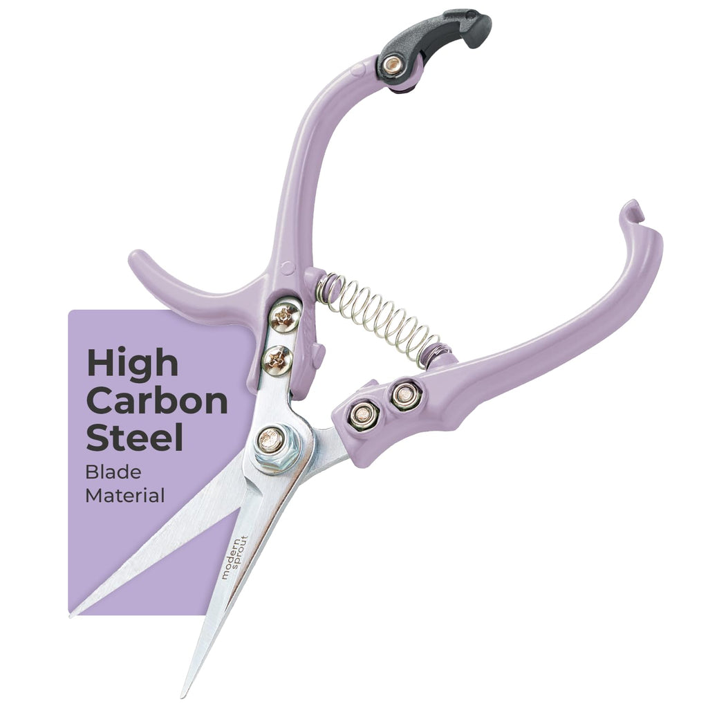 Modern Sprout Pruning Shears- Garden Snips-Herb Scissors- Chartreuse 1-Pack