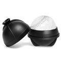 Baseball Ice Cube Mold 2.5 Inch Large Silicone 3D Baseball Ice Cube Molds Fun Shapes Novelty Baseball Cube Molds Christmas Gifts for Cocktails, Bourbon, Brandy, Whiskey (1, Baseball)