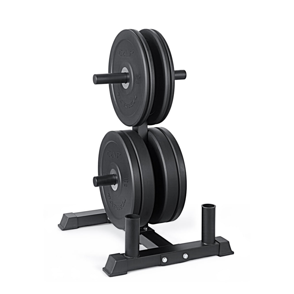 CAP 260lb Competition Olympic Bumper Plate Weight Set
