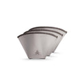 VSSL – Nest #1 Reusable Coffee Filter | Stainless Steel Mesh Filter | Pour Over Filters for Camping | Sustainable & Eco-Friendly Coffee Gear | Compact, Durable & Adventure Ready | Pack of 3