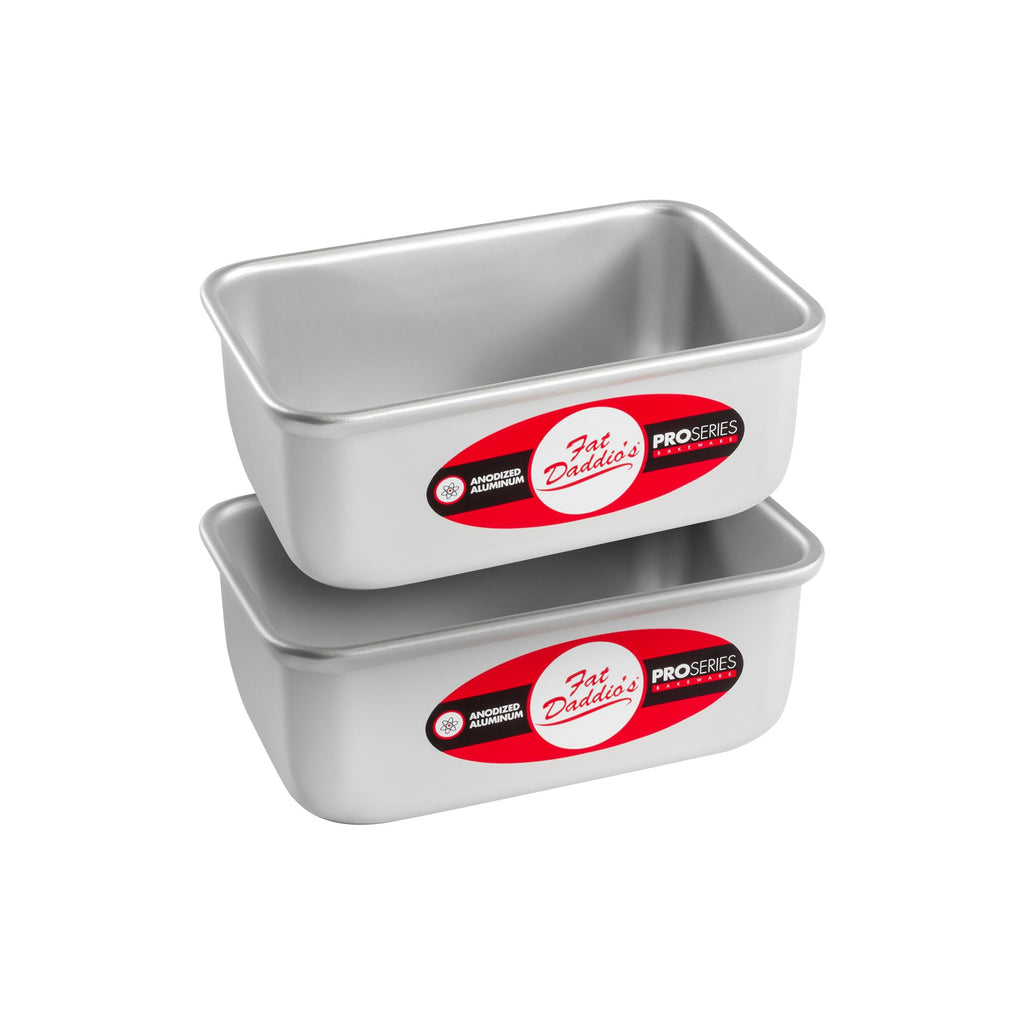 Fat Daddio's BP-5643 Anodized Aluminum Bread Loaf Pan, 9 x 5 x 2.5 inch
