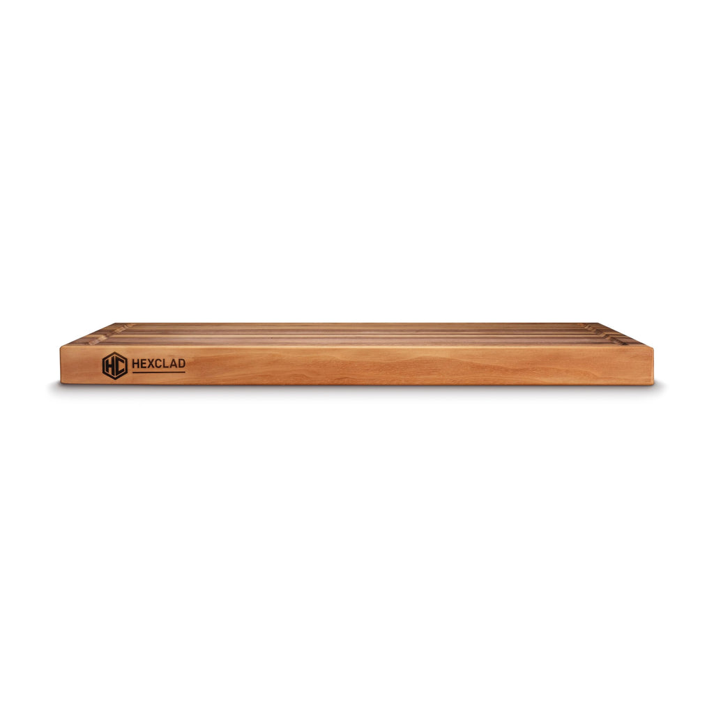 HexClad Rectangle Large Walnut Solid Wood Cutting Board 20 x 13.75 Inches