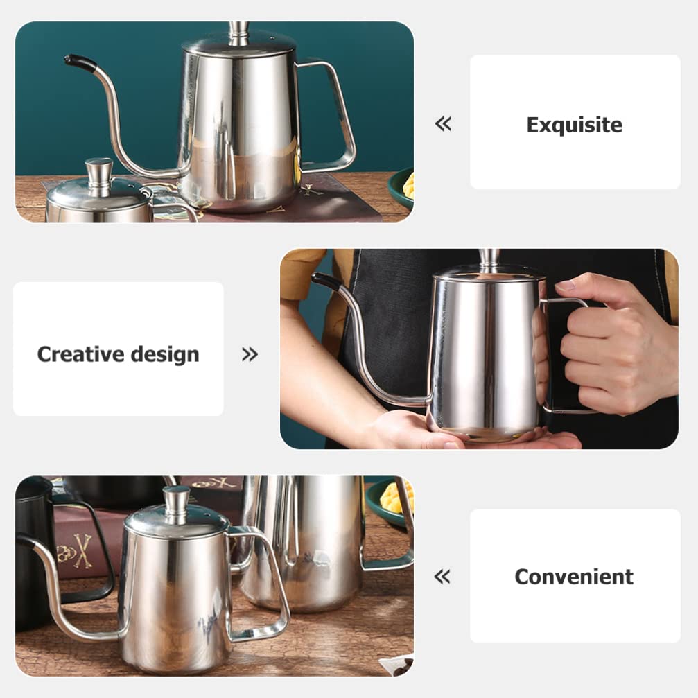 Gooseneck Kettle, 600ML Coffee Pour Kettle with Thin Spout