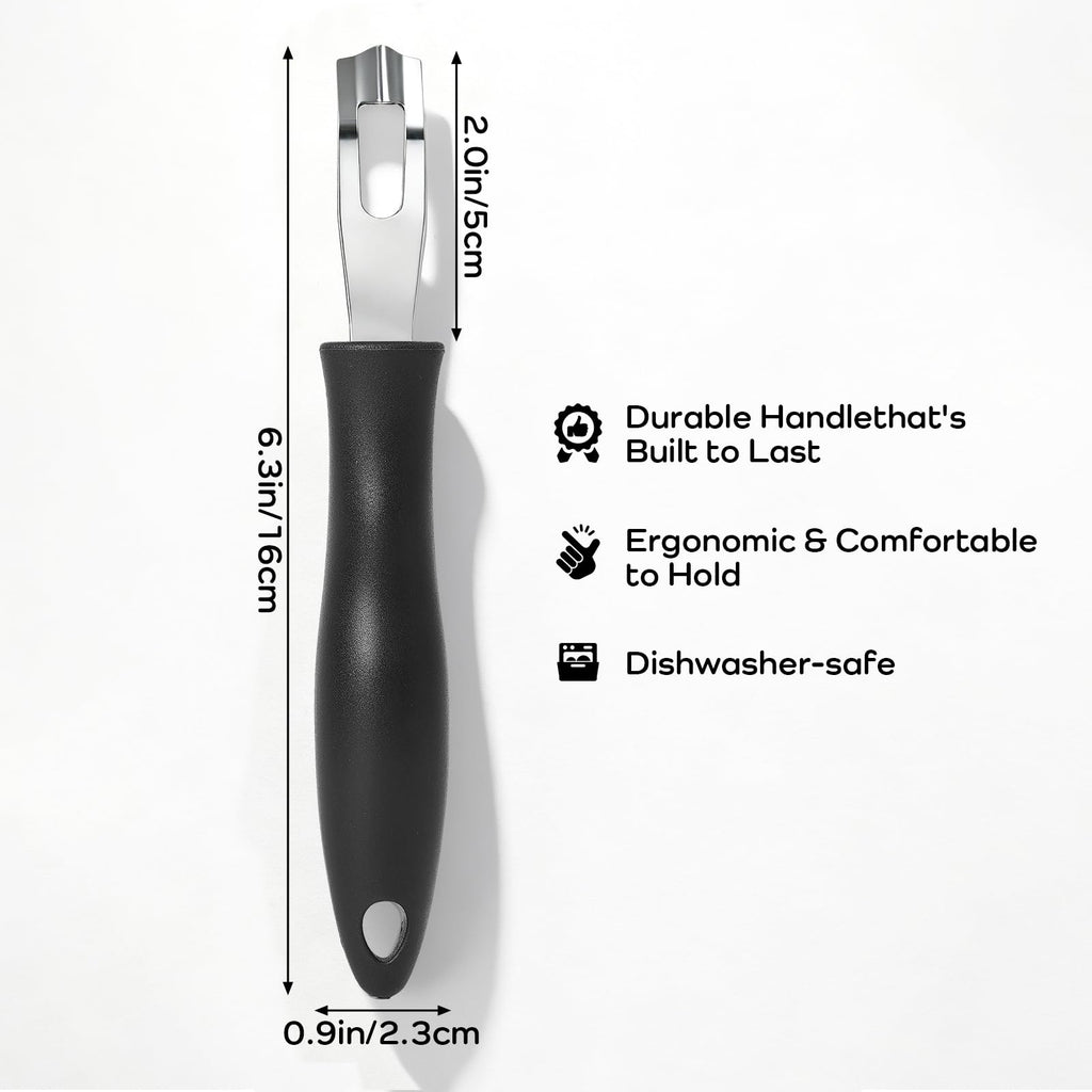 Channel Knife Lemon Peeler Zester-Garnish for Cocktail Mixers- Triangular, V-Shaped Stainless Steel Professional Grade Bar Tool-Fruit Peeler Zester (Peeler A)