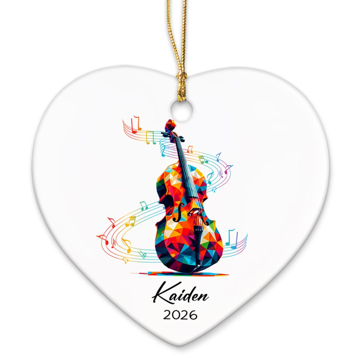 French Horn Ceramic Ornaments, Customized Name & Year French Horn Player Christmas Ornament Gifts, Musical Instrument Ornaments Xmas Tree, Personalized Music Lovers Ceramic Ornament Decoration 2026