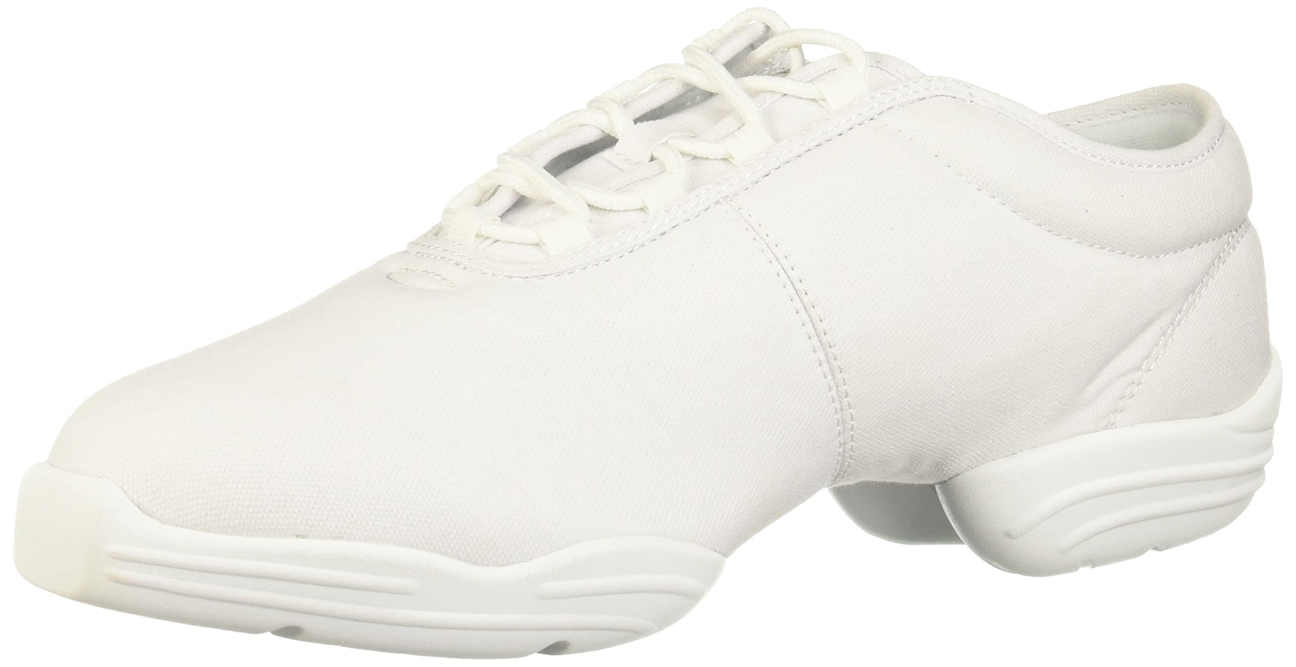 Capezio womens Canvas Sneaker dance shoes, White, 8.5 US