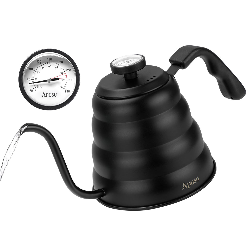 Pour Over Coffee Kettle,Gooseneck Camping Coffee Maker Pot,Small,304,12oz