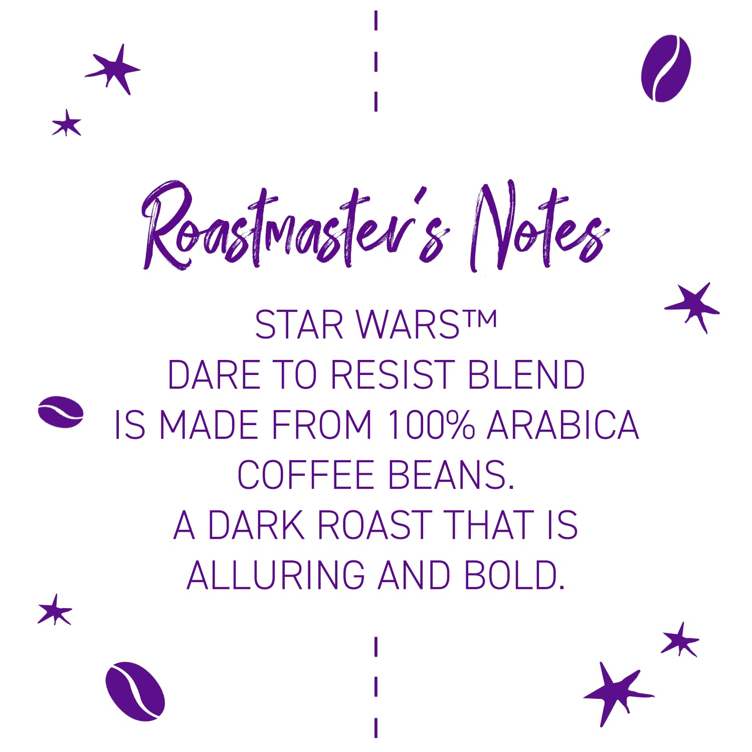 Joffrey's Coffee - STAR WARS™ Dare to Resist Blend, STAR WARS Licensed Coffee Collection, Artisan Dark Roast, Bold & Smooth Taste, Brew or French Press (Ground, 11oz)