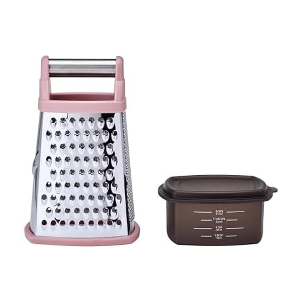 KitchenAid Gourmet Box Grater, Dried Rose, 10 Inch