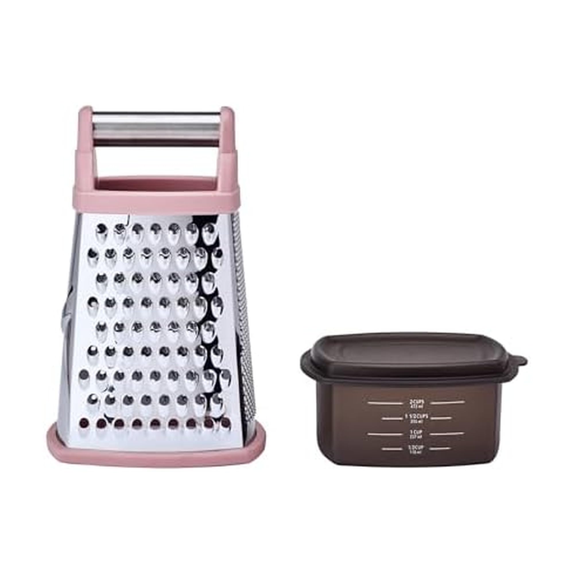 KitchenAid Gourmet Box Grater, Dried Rose, 10 Inch
