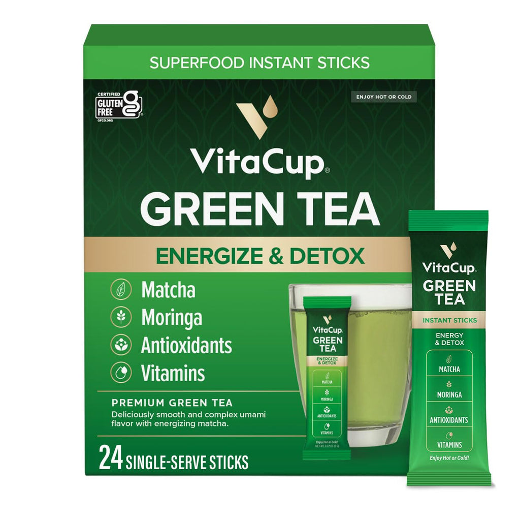 VitaCup Green Tea Pods with Matcha Moringa, 16ct
