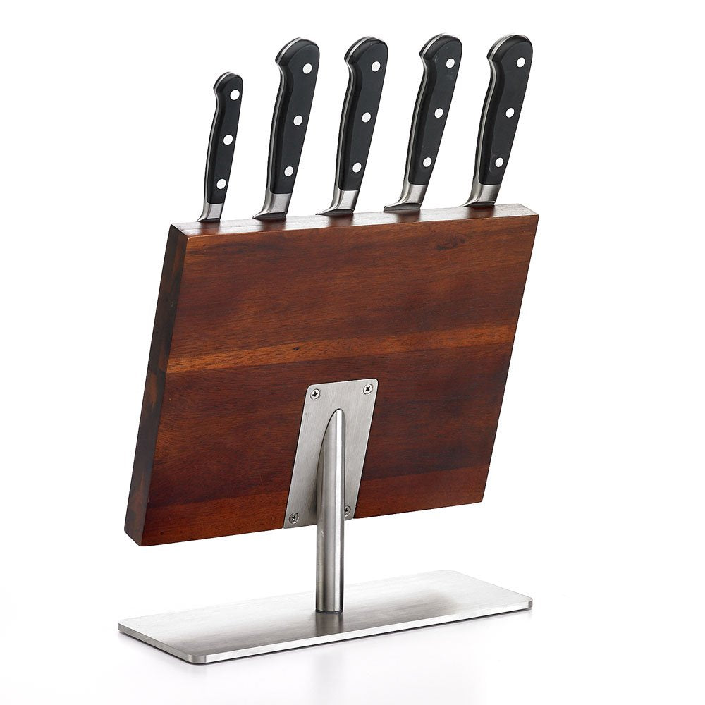 Mercer Culinary 6-Piece Renaissance Board Magnetic Knife Set, 11 3/8 x 9, Stainless Steel