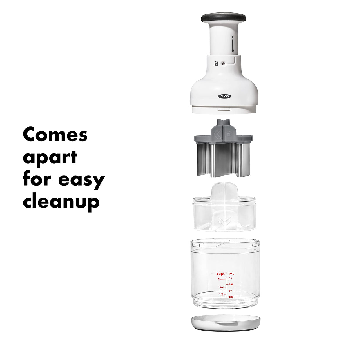 OXO Good Grips Vegetable Chopper with Easy-Grip Handle for Meal Prep
