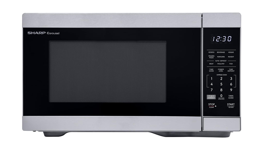Sharp SMC1469KS 1.4 cu. ft. Stainless Steel Countertop Smart Microwave Oven