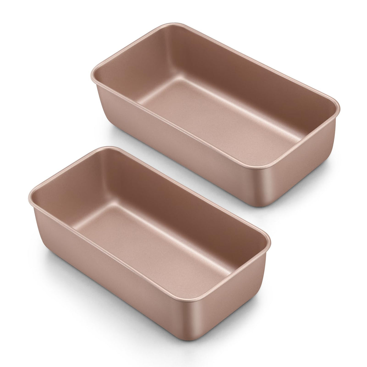 LIANYU Loaf Pan for Baking Bread, 9x5In Stainless Steel Bread Pan, 4 Pack