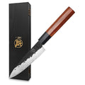 MITSUMOTO SAKARI 7-Inch Japanese Nakiri Knife, 3-layer 9Cr18MoV steel