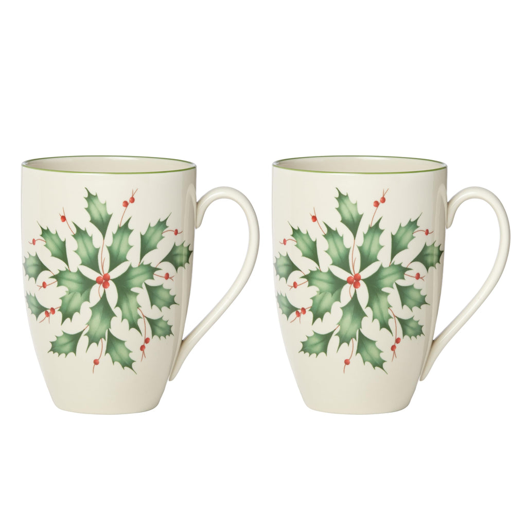 Lenox 146504060 Holiday Mug, Porcelain, Christmas Drinkware