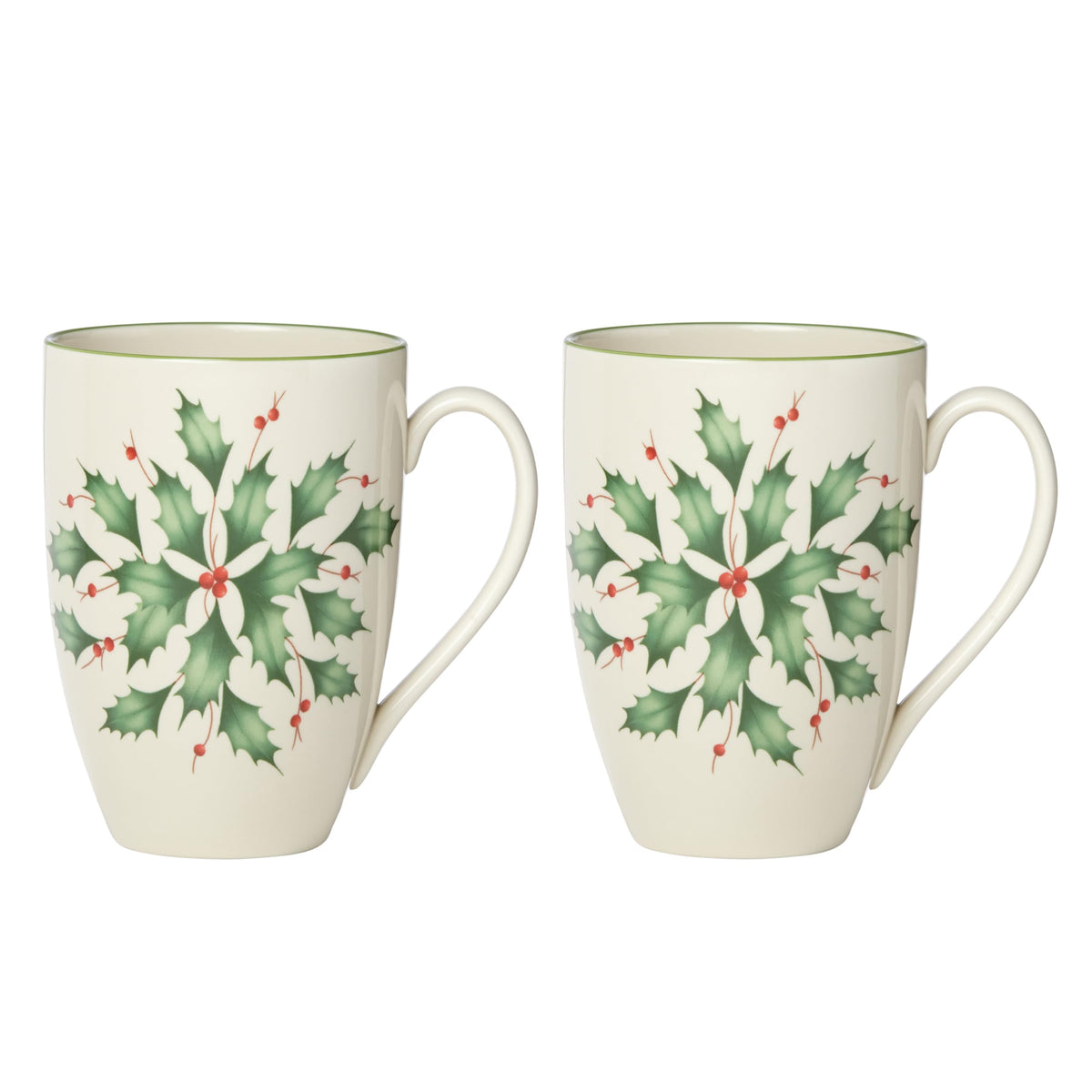 Lenox 146504060 Holiday Mug, Porcelain, Christmas Drinkware