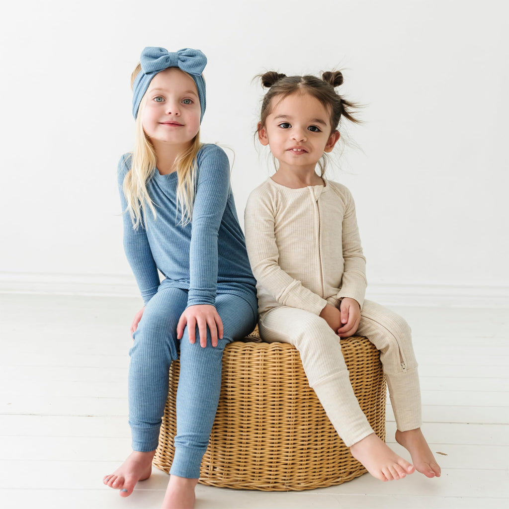 Little Sleepies Baby Pajamas, Heather Oatmeal, 3-6M