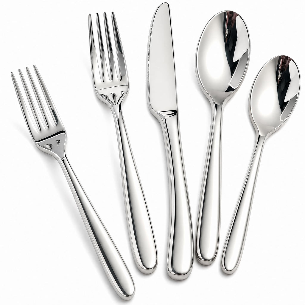 Silverware Set for 8, Heavy Duty Stainless Steel Silverware Set,40 Piece