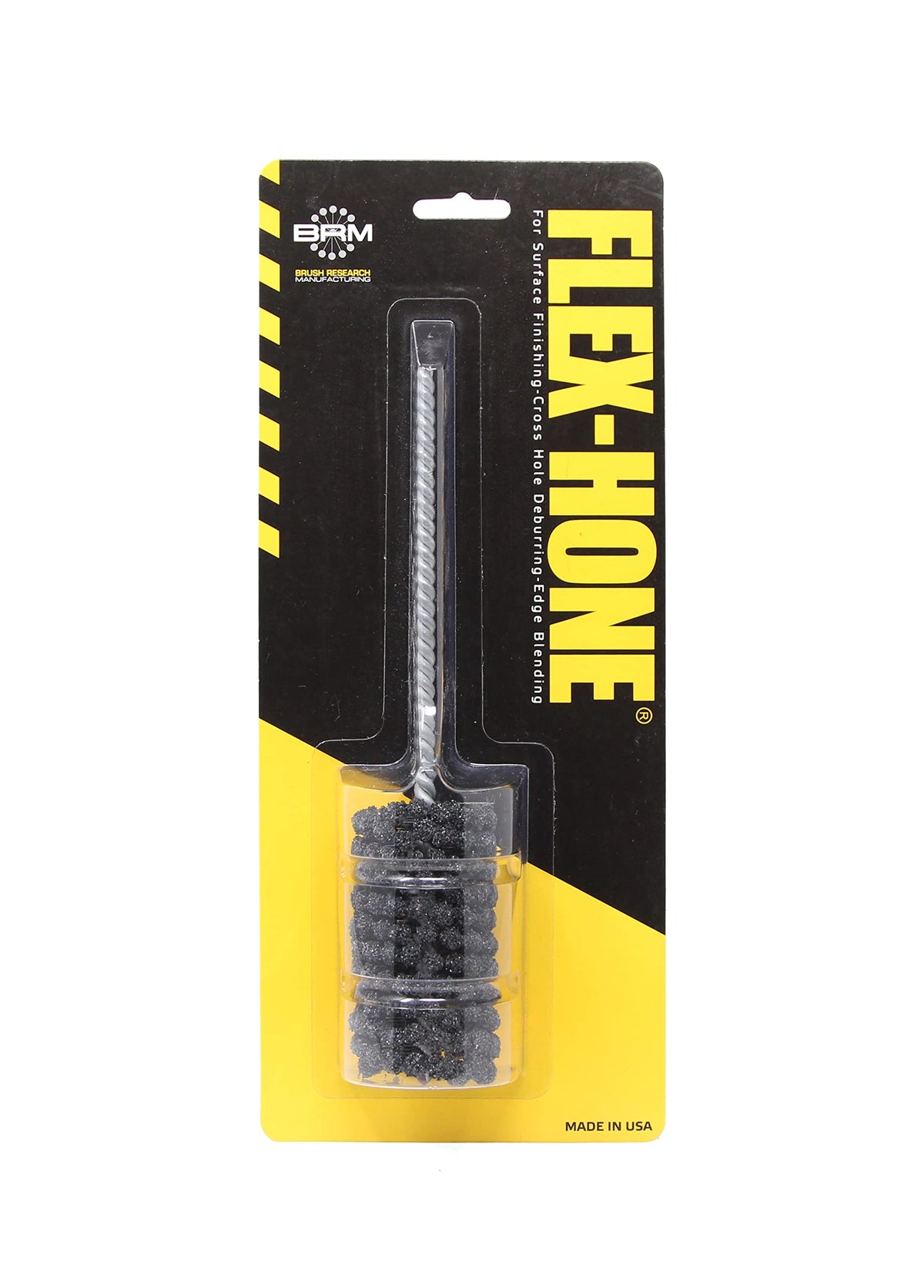 Brush Research BC11424 FLEX-HONE®, 1-1/4" (31.8mm) Diameter, 240 Grit, Silicon Carbide, For Mild Steel, Stainless Steel, Cast Iron and Softer Ferrous Materials