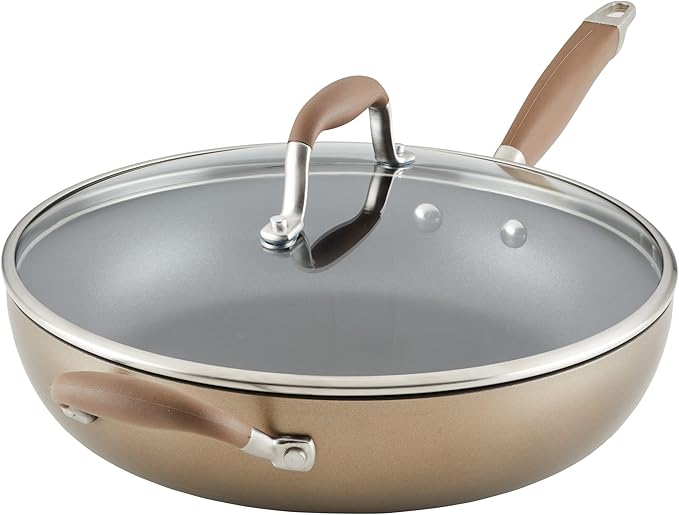 Anolon Advanced Home Hard-Anodized Nonstick Frying Pan, 10.25-Inch Nonstick Pan