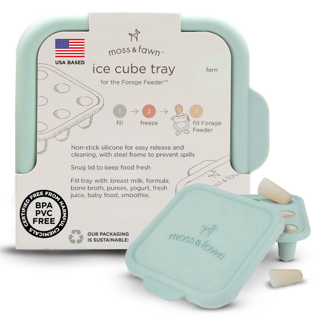 Moss and Fawn Ice Cube Tray - Breast Milk Popsicle Mold - Fern