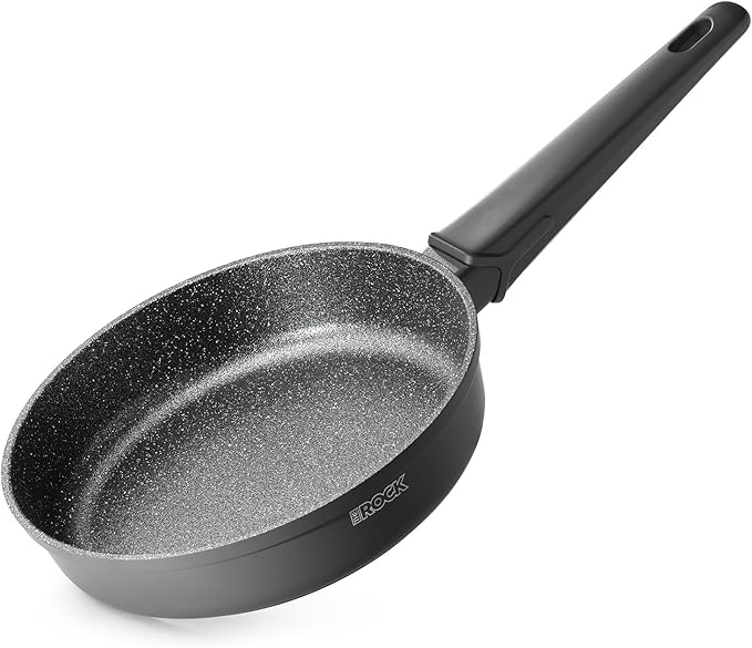 THE ROCK SOHO 12.5-Inch Nonstick Frying Pan – Compact for Urban Kitchens, Nothing Sticks, Never Warps, Lasts Longer, Oven & Dishwasher Safe