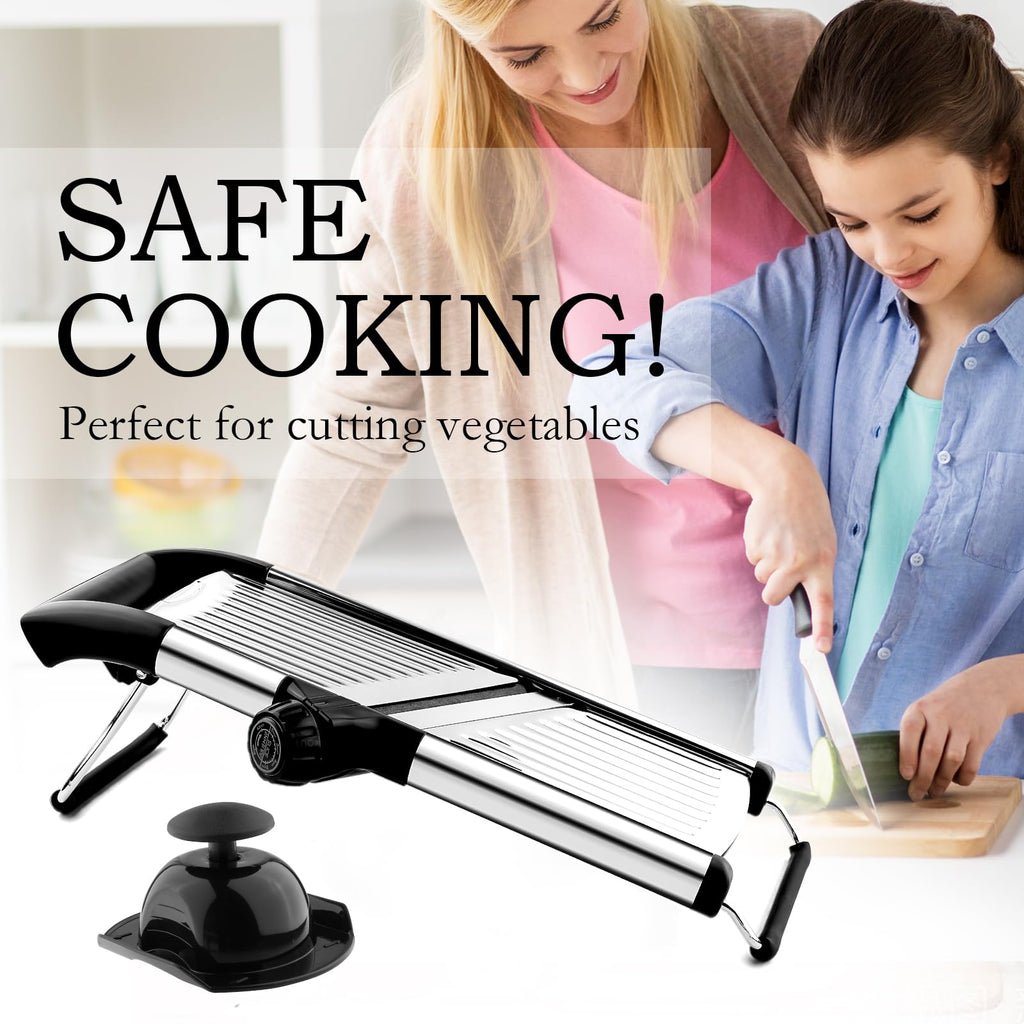 Weltonhm Mandoline Slicer for Kitchen, Mandolin and Julienne for Vegetables
