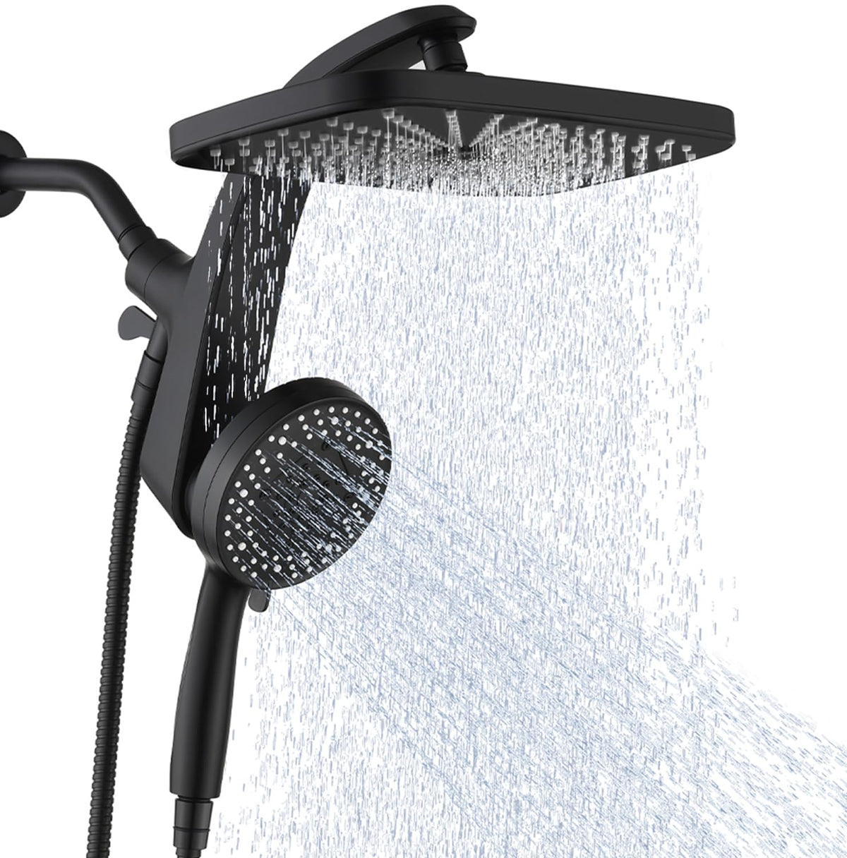 Rain Shower Head with Handheld Showerhead, Nickel 1.8GPM 460311